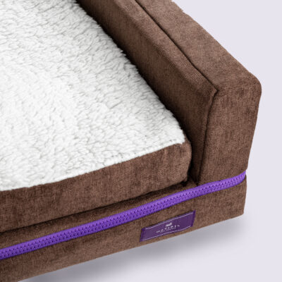Ανατομικό Κρεβάτι Κατοικιδίων PetBed Memory Foam - Chocolate Brown